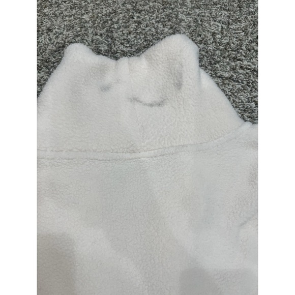 Women's NWT Free People Collared Faux Fur Quarter Zip Sweater (1974) - Picture 8 of 11